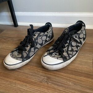 Coach Signature Black Sneakers-Size 8.5